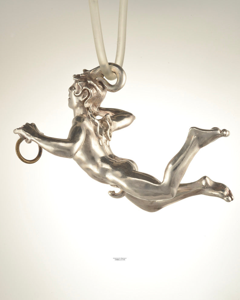 Sculpture: Flying Faerie  - Sterling