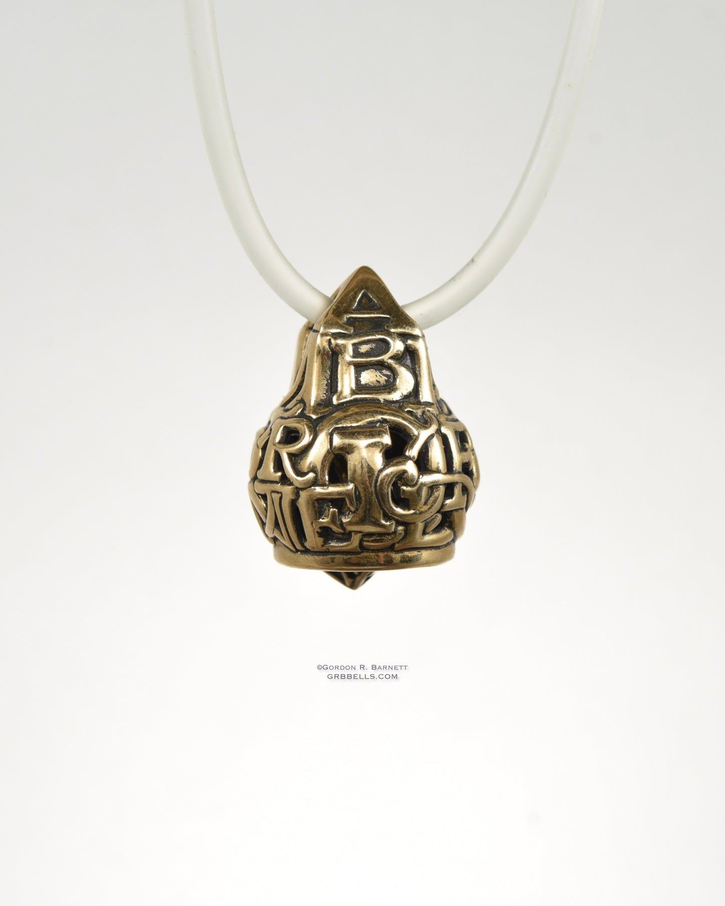 alphabet bronze bell by grbbells